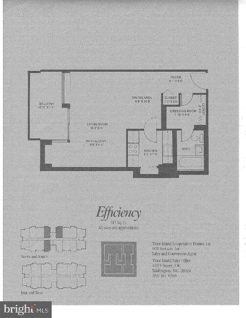 430 M ST SW #N603, WASHINGTON, District Of Columbia 20024, ,1 BathroomBathrooms,Residential,For sale,430 M ST SW #N603,DCDC2192390 MLS # DCDC2192390
