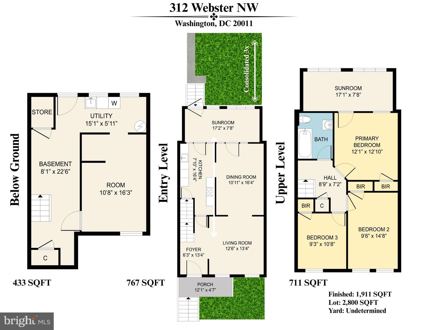 312 WEBSTER ST NW, WASHINGTON, District Of Columbia 20011, 3 Bedrooms Bedrooms, ,1 BathroomBathrooms,Residential,For sale,312 WEBSTER ST NW,DCDC2193590 MLS # DCDC2193590