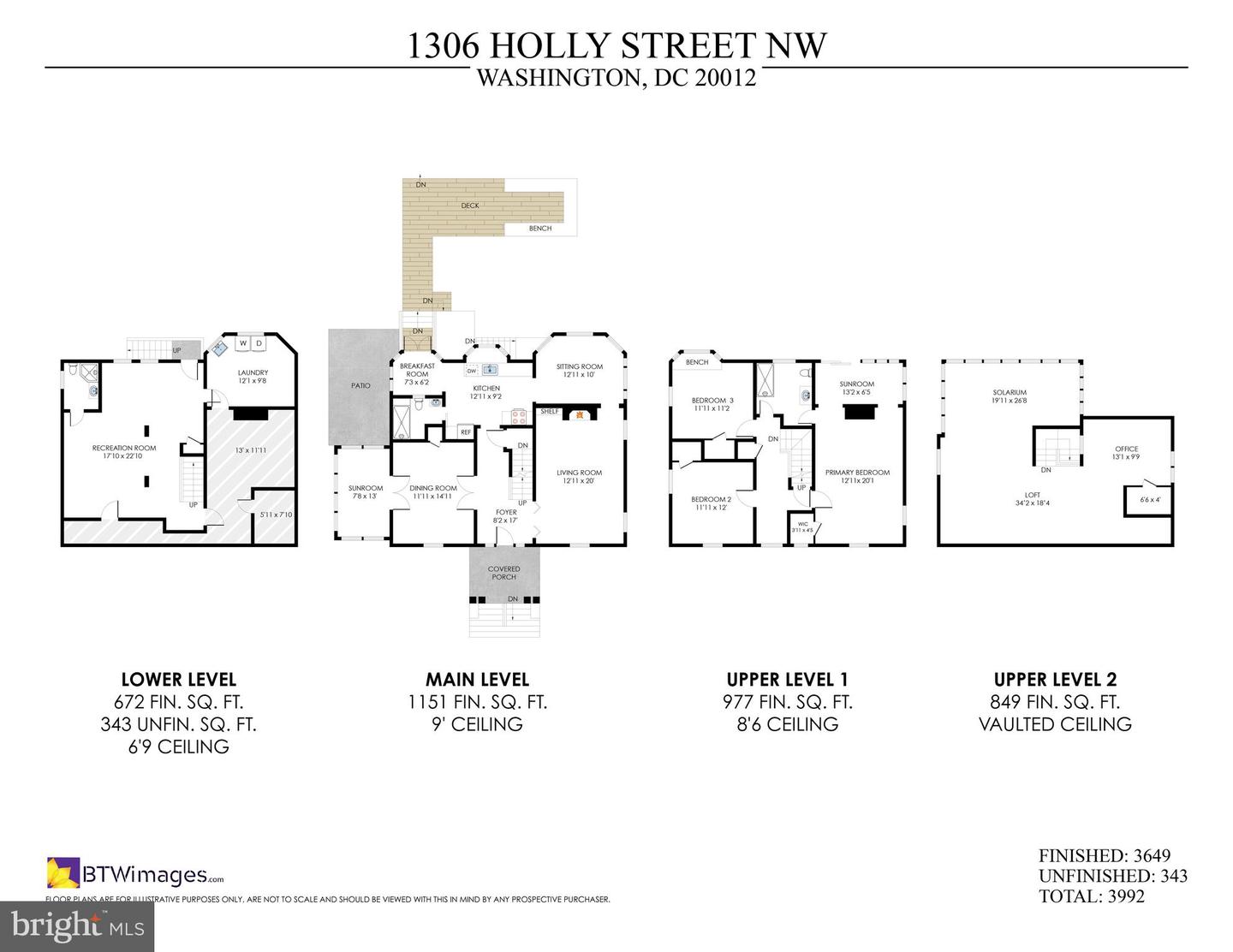 1306 HOLLY ST NW, WASHINGTON, District Of Columbia 20012, 4 Bedrooms Bedrooms, ,3 BathroomsBathrooms,Residential,For sale,1306 HOLLY ST NW,DCDC2196292 MLS # DCDC2196292