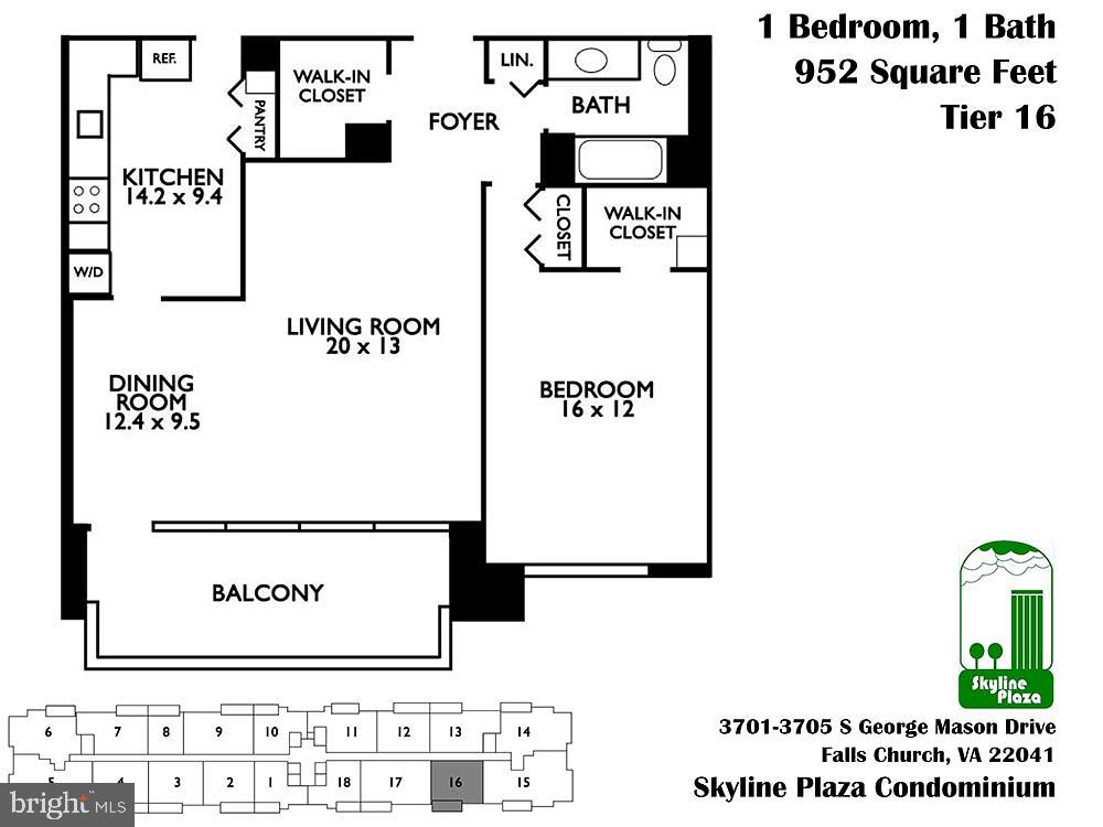 3701 S GEORGE MASON DR #116N, FALLS CHURCH, Virginia 22041, 1 Bedroom Bedrooms, ,1 BathroomBathrooms,Residential,For sale,3701 S GEORGE MASON DR #116N,VAFX2245794 MLS # VAFX2245794