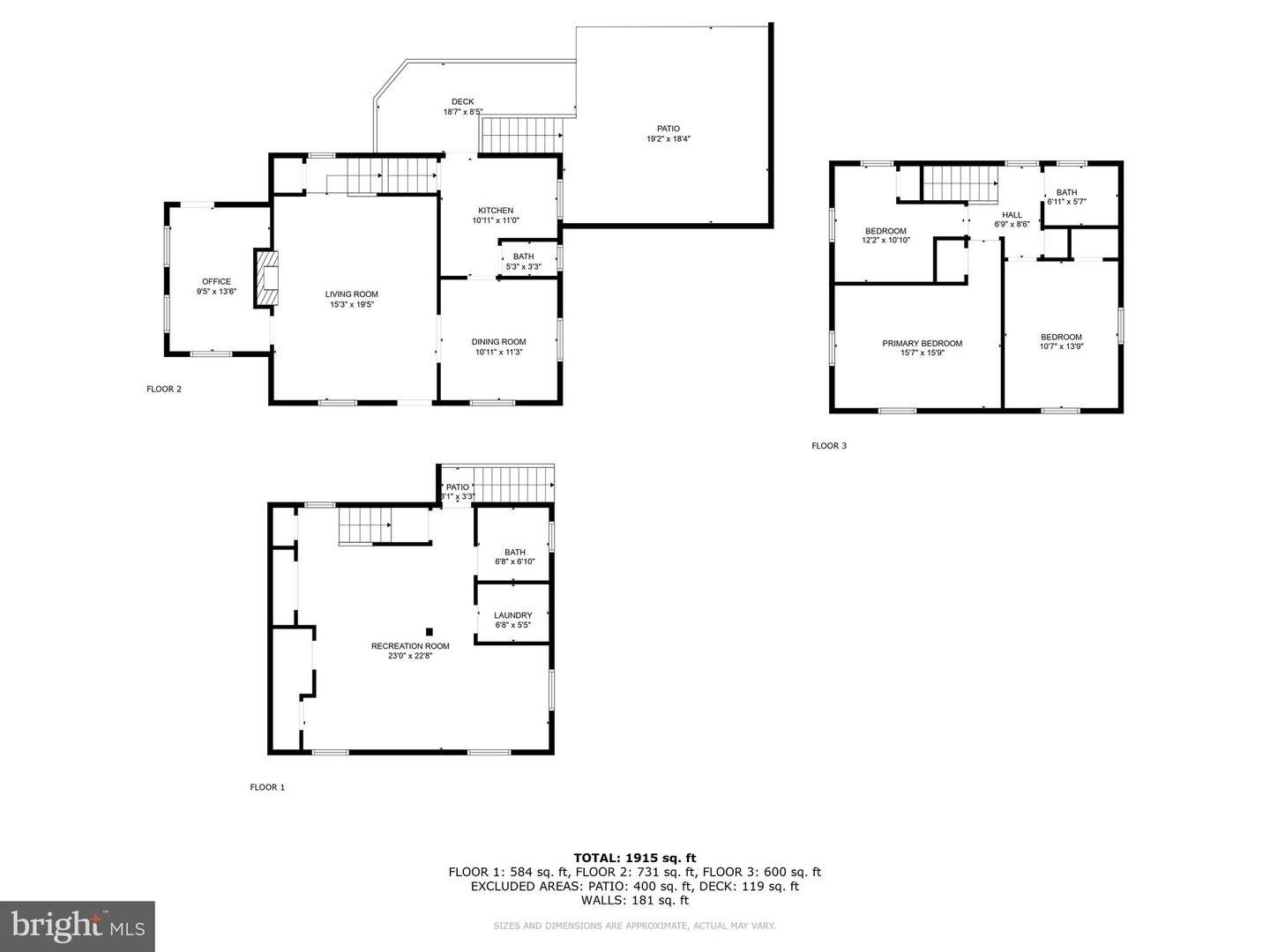 2705 N SOMERSET ST, ARLINGTON, Virginia 22213, 3 Bedrooms Bedrooms, ,2 BathroomsBathrooms,Residential,For sale,2705 N SOMERSET ST,VAAR2058334 MLS # VAAR2058334