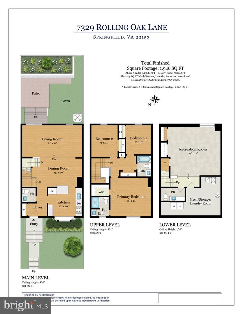 7329 ROLLING OAK LN, SPRINGFIELD, Virginia 22153, 3 Bedrooms Bedrooms, 7 Rooms Rooms,2 BathroomsBathrooms,Residential,For sale,7329 ROLLING OAK LN,VAFX2244422 MLS # VAFX2244422
