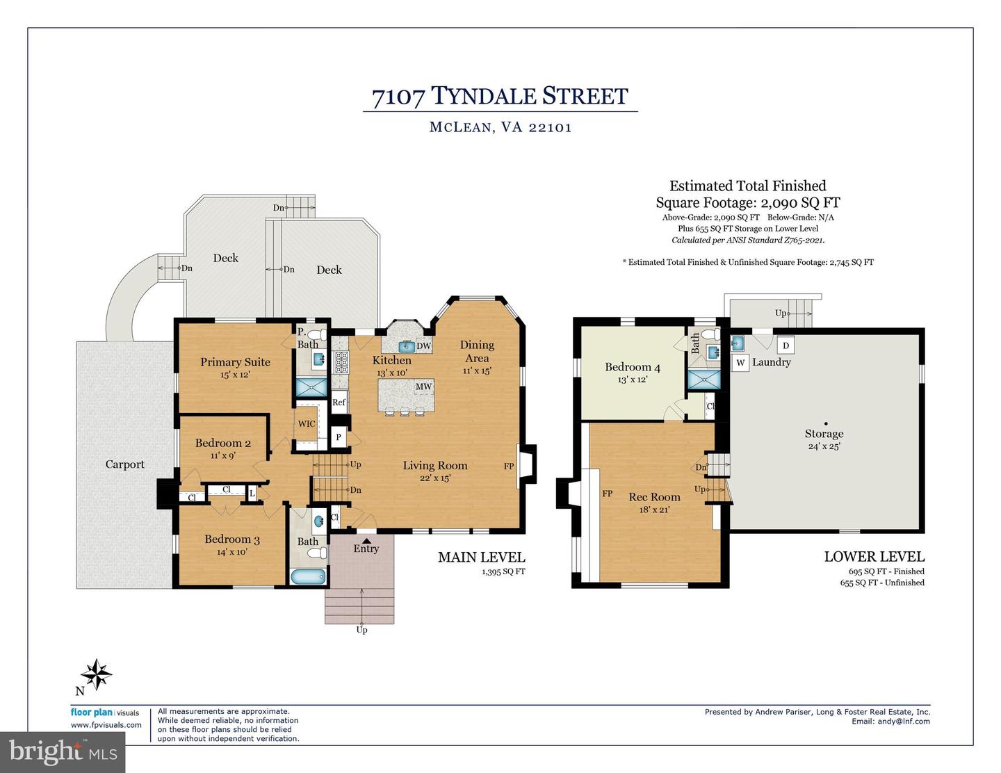 7107 TYNDALE ST, MCLEAN, Virginia 22101, 4 Bedrooms Bedrooms, ,3 BathroomsBathrooms,Residential,For sale,7107 TYNDALE ST,VAFX2245338 MLS # VAFX2245338