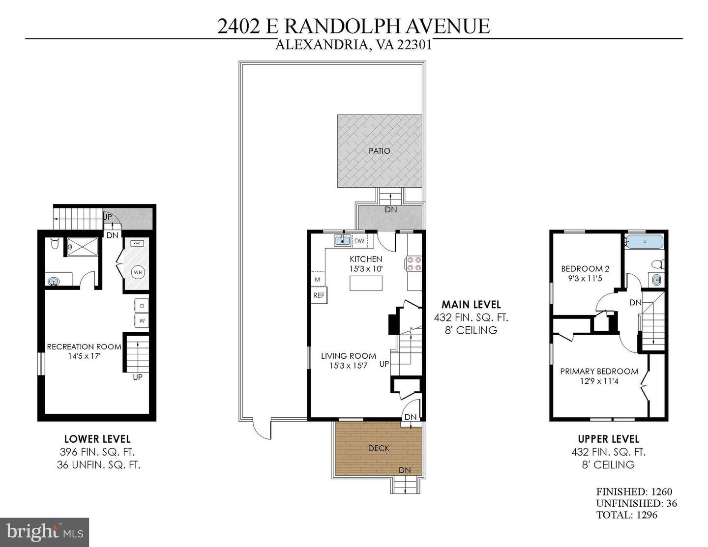 2402 E RANDOLPH AVE, ALEXANDRIA, Virginia 22301, 2 Bedrooms Bedrooms, ,2 BathroomsBathrooms,Residential,For sale,2402 E RANDOLPH AVE,VAAX2046172 MLS # VAAX2046172