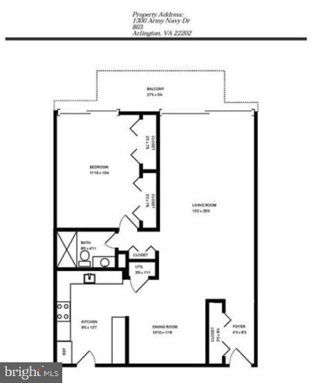 1300 ARMY NAVY DR #803, ARLINGTON, Virginia 22202, 1 Bedroom Bedrooms, ,1 BathroomBathrooms,Residential,For sale,1300 ARMY NAVY DR #803,VAAR2058828 MLS # VAAR2058828