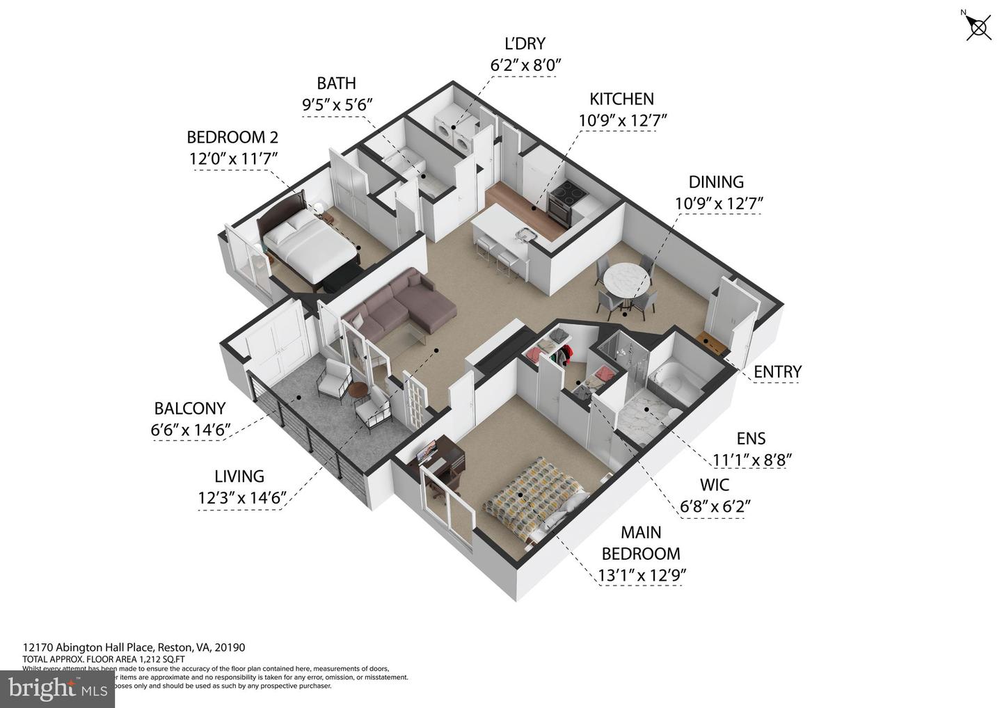 12170 ABINGTON HALL PL #201, RESTON, Virginia 20190, 2 Bedrooms Bedrooms, ,2 BathroomsBathrooms,Residential,For sale,12170 ABINGTON HALL PL #201,VAFX2245850 MLS # VAFX2245850