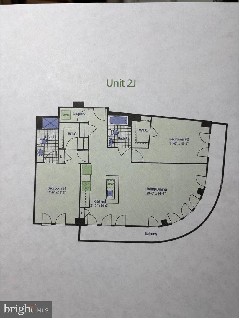 1390 KENYON ST NW #717, WASHINGTON, District Of Columbia 20010, 2 Bedrooms Bedrooms, ,2 BathroomsBathrooms,Residential,For sale,1390 KENYON ST NW #717,DCDC2204912 MLS # DCDC2204912