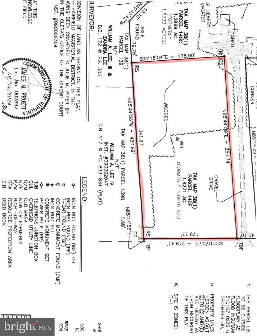 LOT 7 BLACKBERRY RD, REEDVILLE, Virginia 22539, ,Land,For sale,LOT 7 BLACKBERRY RD,VANV2001654 MLS # VANV2001654