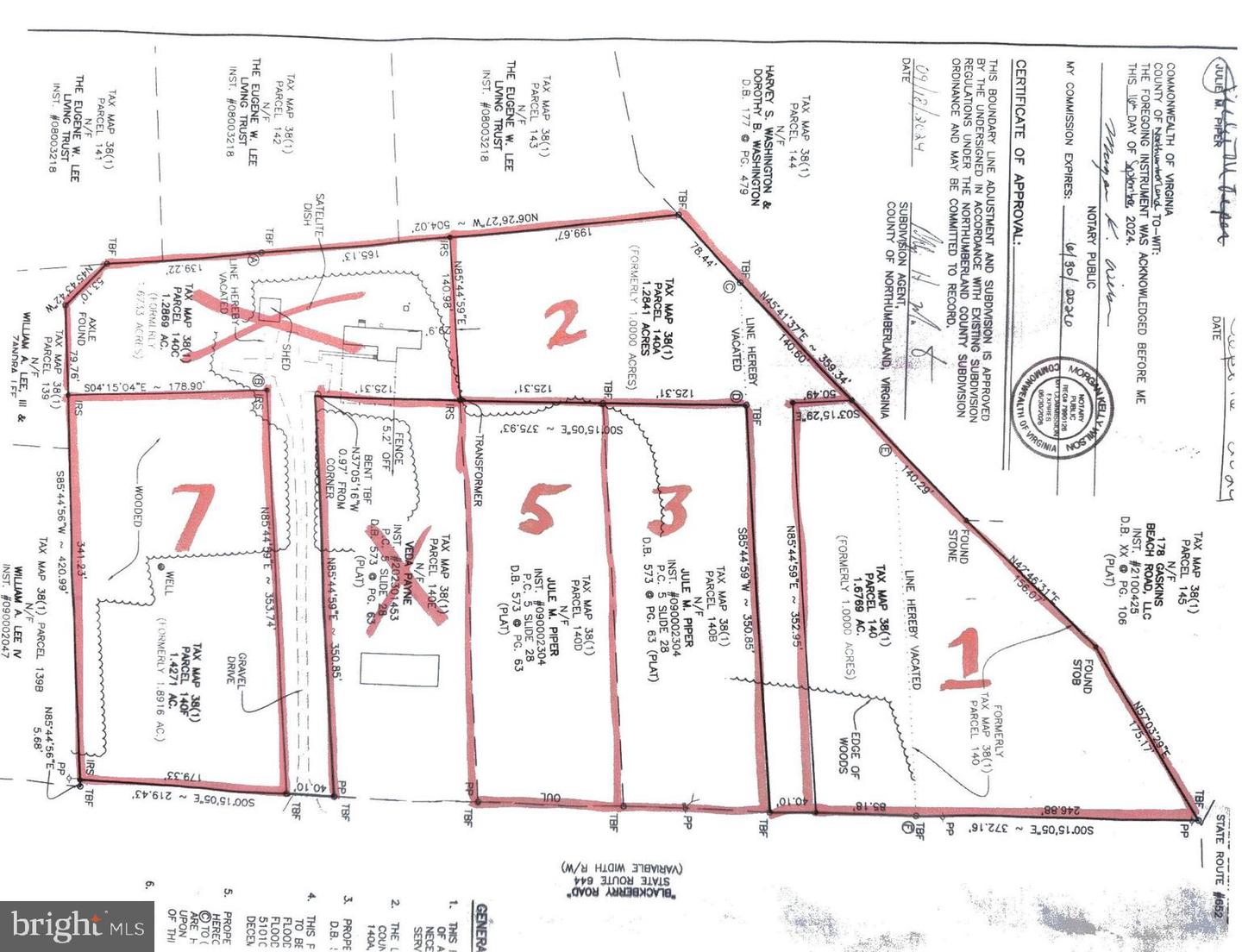 LOT 7 BLACKBERRY RD, REEDVILLE, Virginia 22539, ,Land,For sale,LOT 7 BLACKBERRY RD,VANV2001654 MLS # VANV2001654