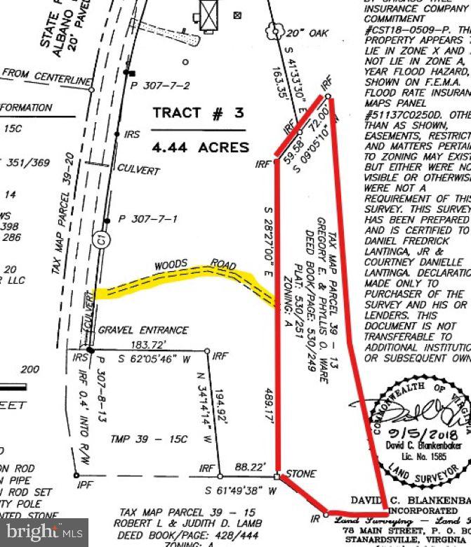 0 ALBANO RD, BARBOURSVILLE, Virginia 22923, ,Land,For sale,0 ALBANO RD,VAOR2009906 MLS # VAOR2009906