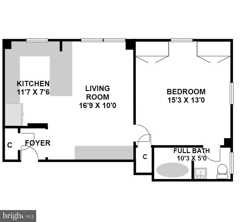 1915 16TH ST NW #304, WASHINGTON, District Of Columbia 20009, 1 Bedroom Bedrooms, ,1 BathroomBathrooms,Residential,For sale,1915 16TH ST NW #304,DCDC2191954 MLS # DCDC2191954