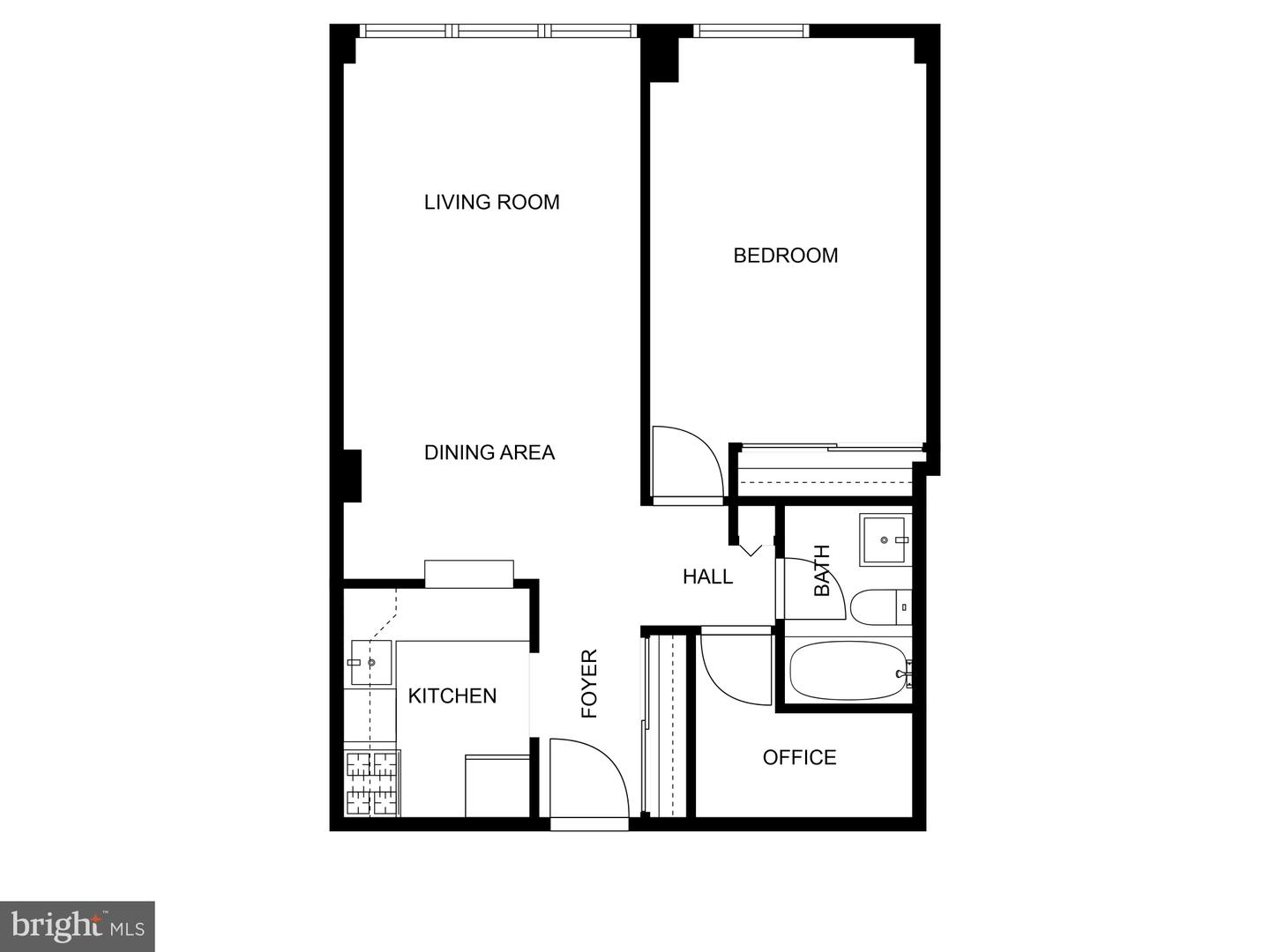 1301 20TH ST NW #312, WASHINGTON, District Of Columbia 20036, 1 Bedroom Bedrooms, ,1 BathroomBathrooms,Residential,For sale,1301 20TH ST NW #312,DCDC2202432 MLS # DCDC2202432