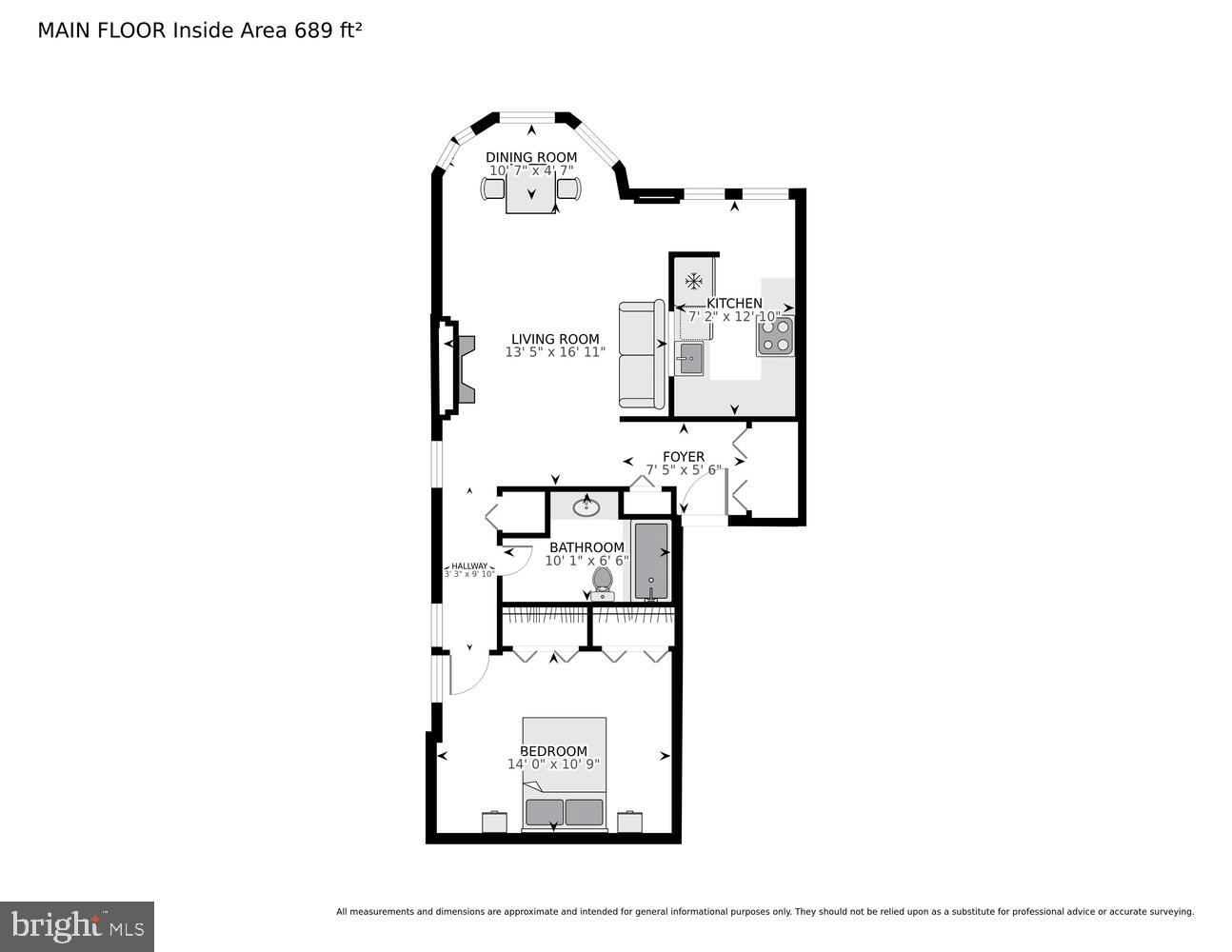 1421 T ST NW #5, WASHINGTON, District Of Columbia 20009, 1 Bedroom Bedrooms, ,1 BathroomBathrooms,Residential,For sale,1421 T ST NW #5,DCDC2205534 MLS # DCDC2205534