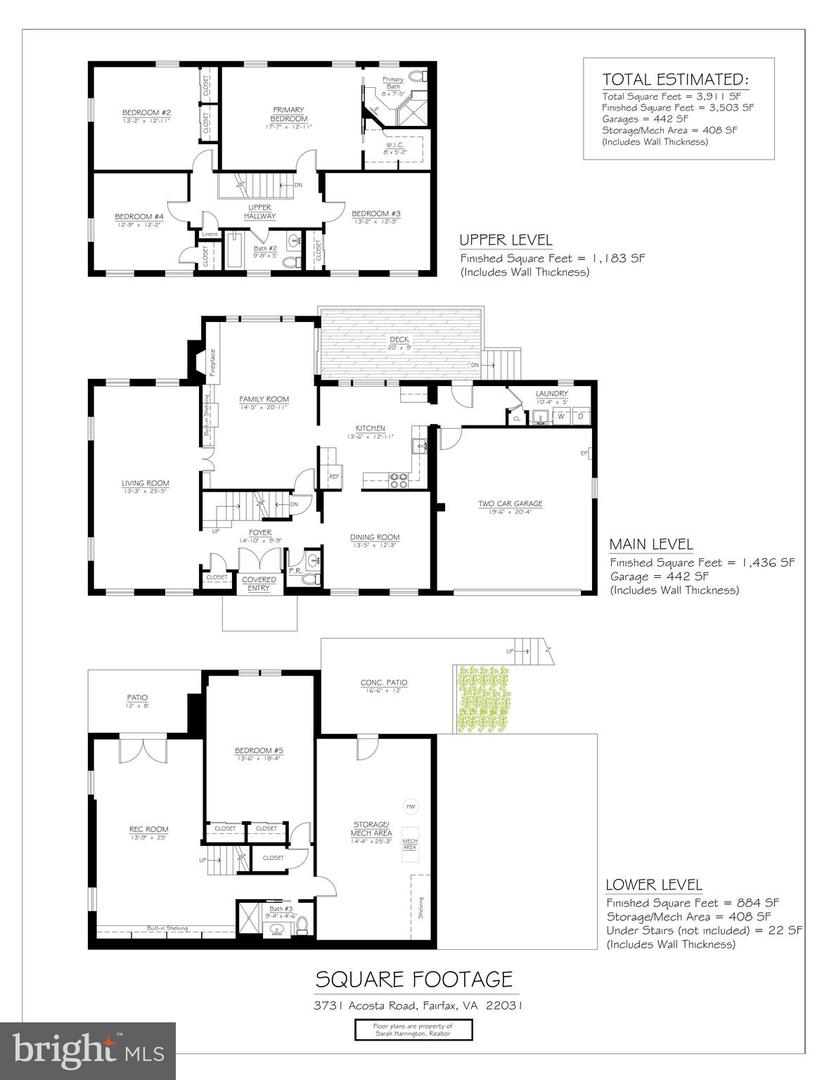 3731 ACOSTA RD, FAIRFAX, Virginia 22031, 5 Bedrooms Bedrooms, ,3 BathroomsBathrooms,Residential,For sale,3731 ACOSTA RD,VAFX2238808 MLS # VAFX2238808