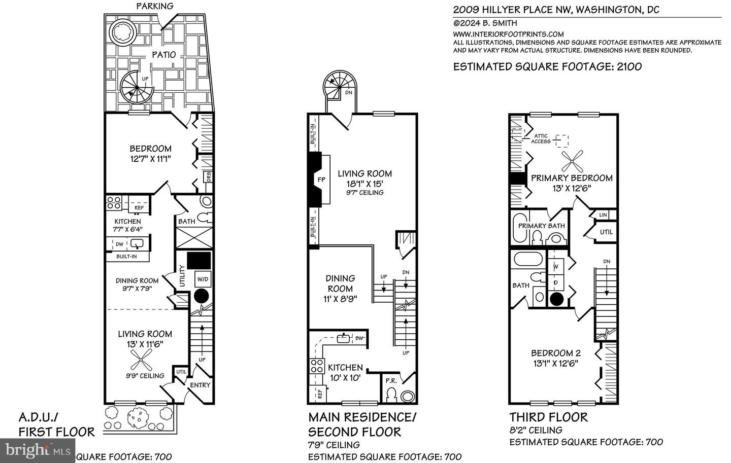 2009 HILLYER PL NW, WASHINGTON, District Of Columbia 20009, 3 Bedrooms Bedrooms, ,3 BathroomsBathrooms,Residential,For sale,2009 HILLYER PL NW,DCDC2168188 MLS # DCDC2168188