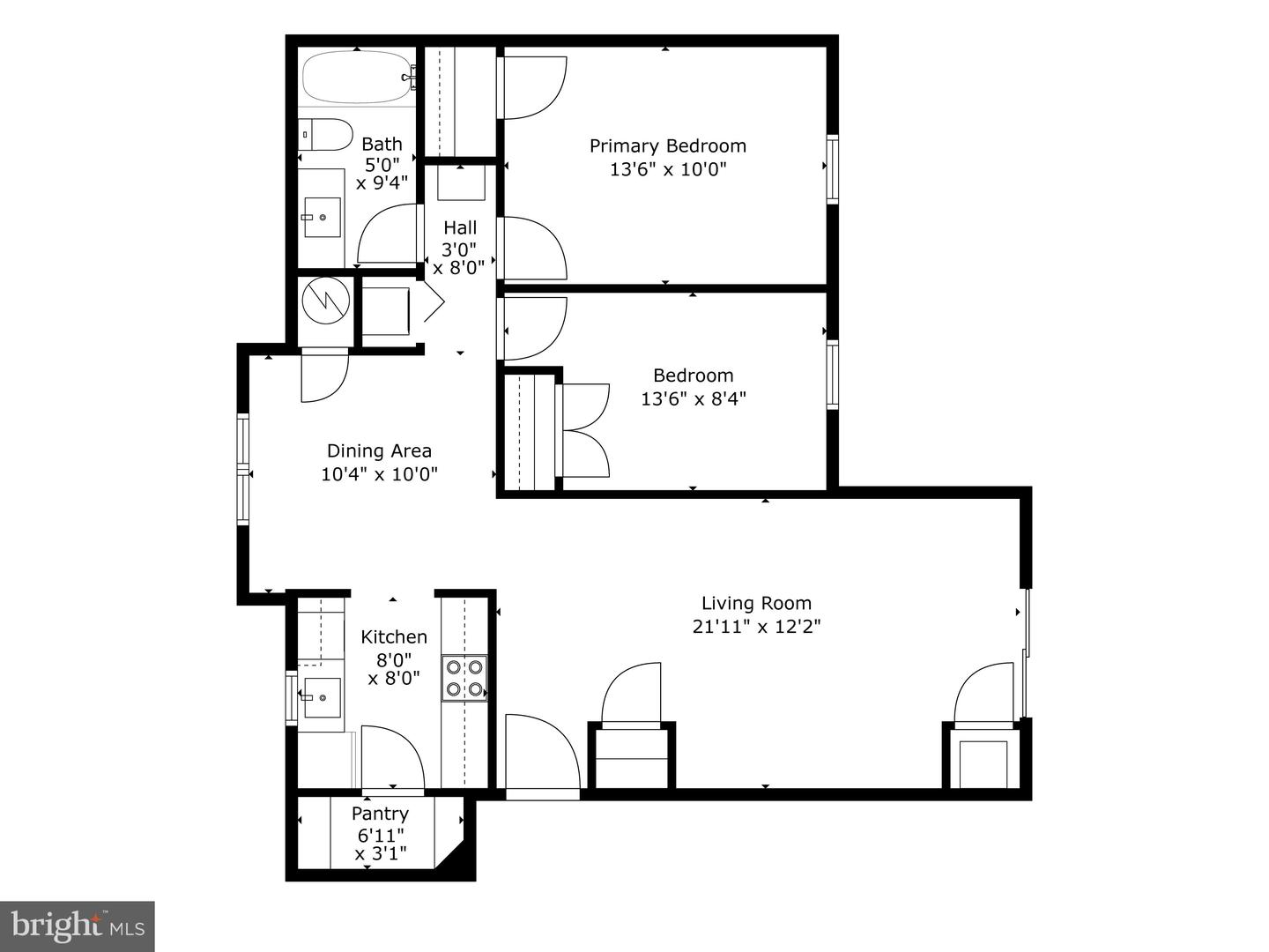 2050 N CALVERT ST #410, ARLINGTON, Virginia 22201, 2 Bedrooms Bedrooms, ,1 BathroomBathrooms,Residential,For sale,2050 N CALVERT ST #410,VAAR2059216 MLS # VAAR2059216
