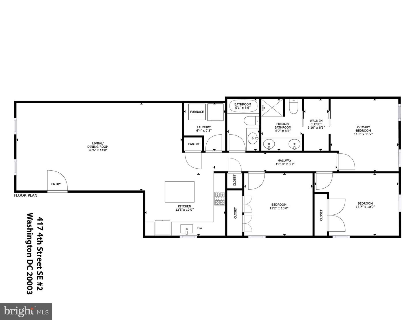 417 4TH ST SE #2, WASHINGTON, District Of Columbia 20003, 3 Bedrooms Bedrooms, ,2 BathroomsBathrooms,Residential,For sale,417 4TH ST SE #2,DCDC2205834 MLS # DCDC2205834