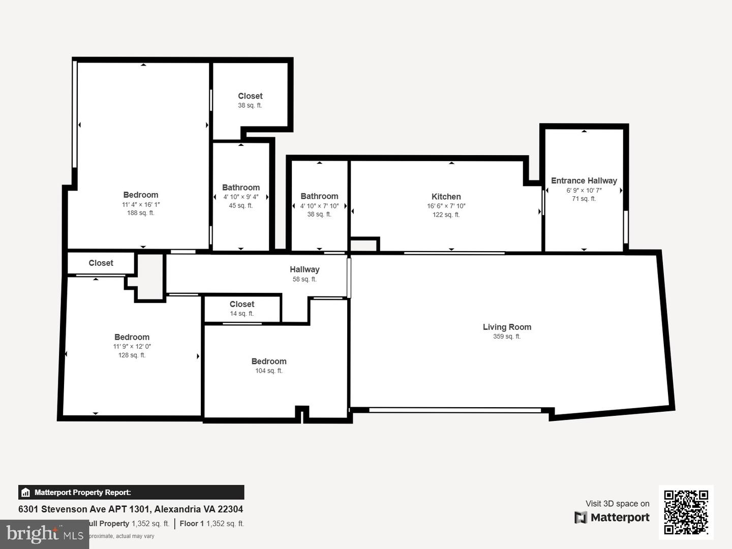 6301 STEVENSON AVE #1301, ALEXANDRIA, Virginia 22304, 3 Bedrooms Bedrooms, ,2 BathroomsBathrooms,Residential,For sale,6301 STEVENSON AVE #1301,VAAX2046272 MLS # VAAX2046272