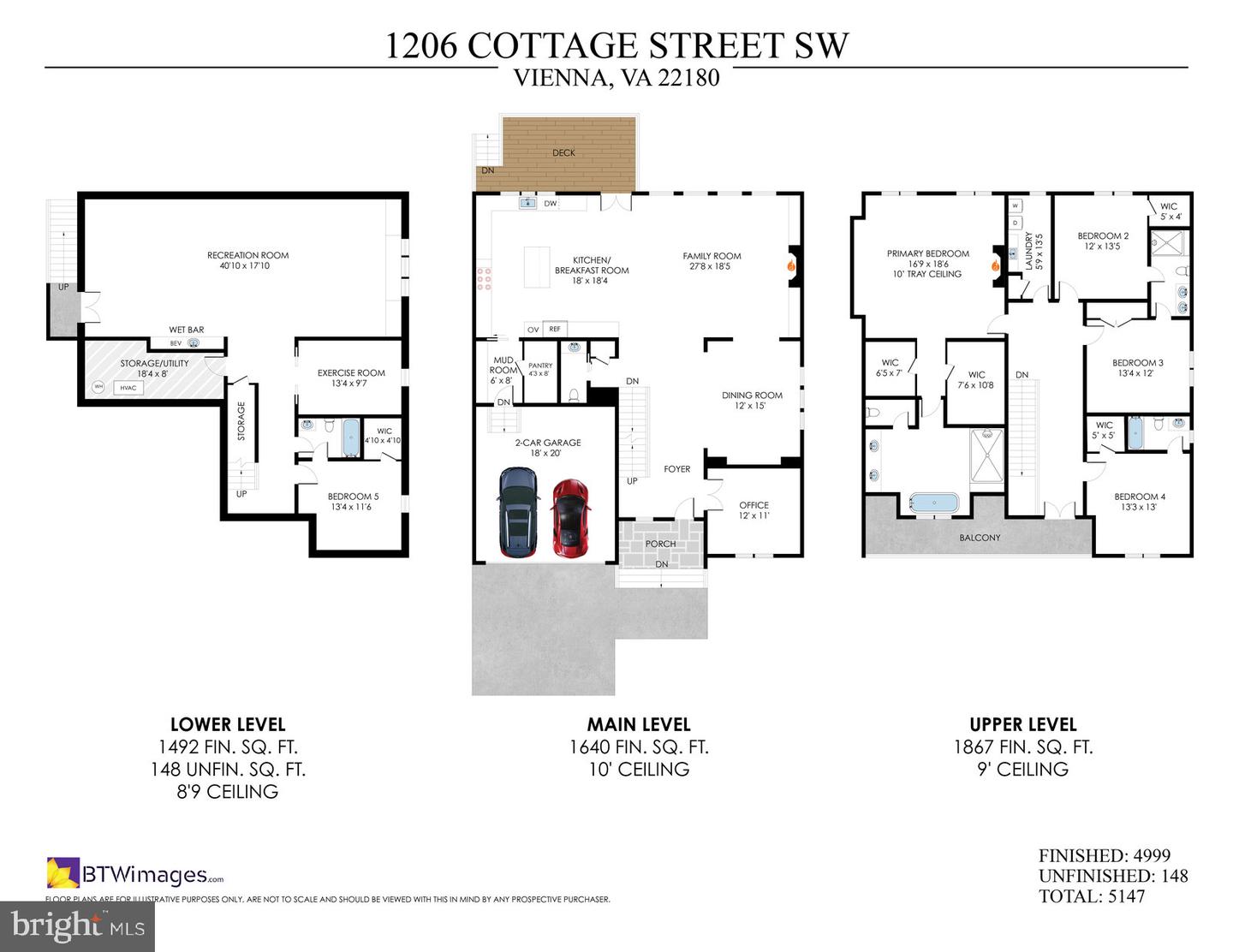 1206 COTTAGE ST SW, VIENNA, Virginia 22180, 5 Bedrooms Bedrooms, ,4 BathroomsBathrooms,Residential,For sale,1206 COTTAGE ST SW,VAFX2247946 MLS # VAFX2247946