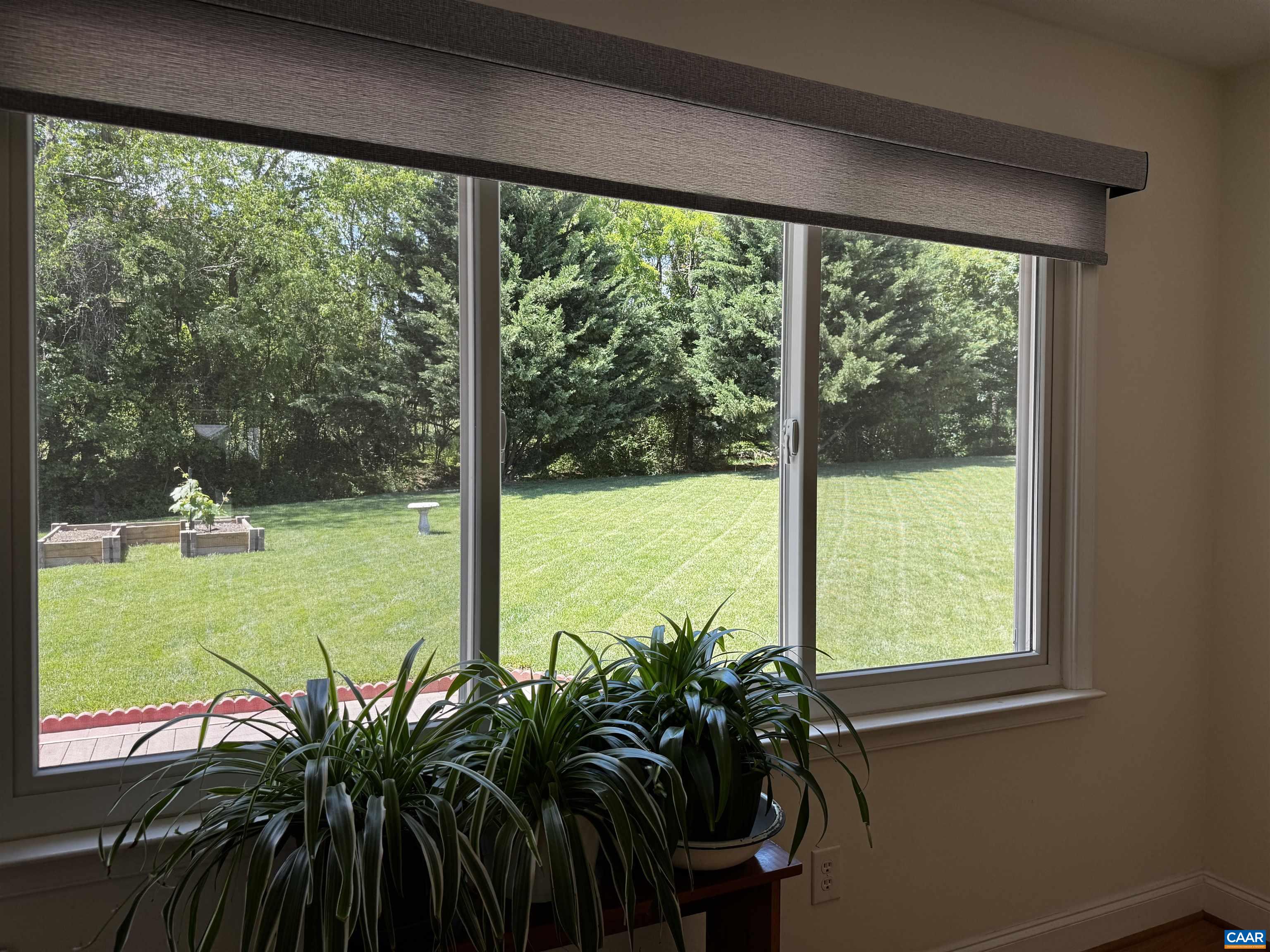 Quiet space for office or extra bedroom.