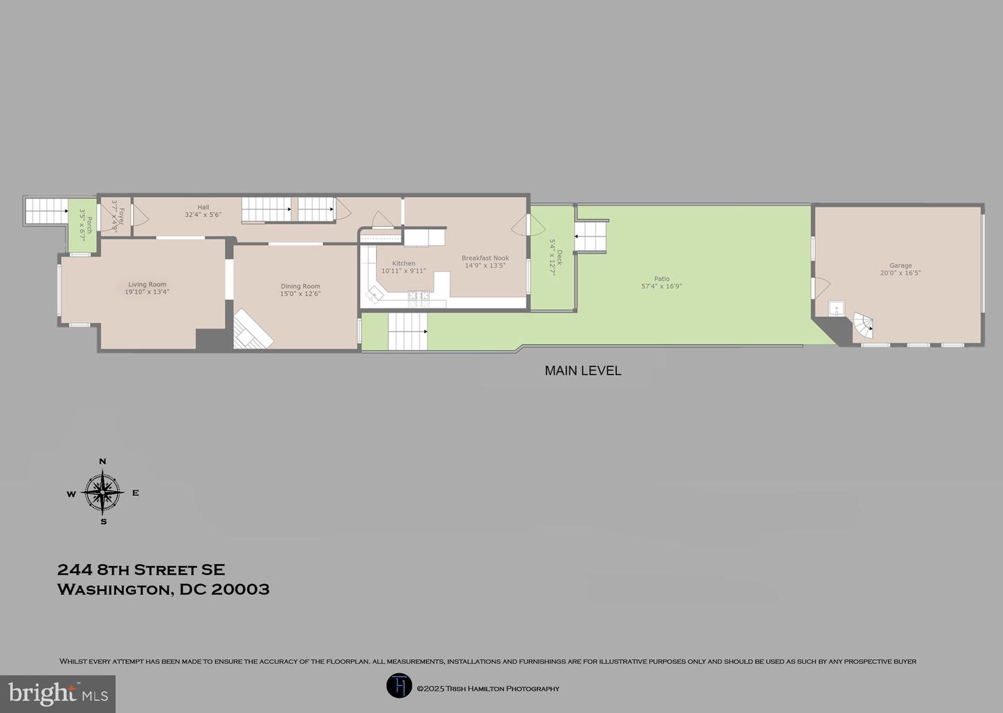 244 8TH ST SE, WASHINGTON, District Of Columbia 20003, 3 Bedrooms Bedrooms, ,3 BathroomsBathrooms,Residential,For sale,244 8TH ST SE,DCDC2206082 MLS # DCDC2206082