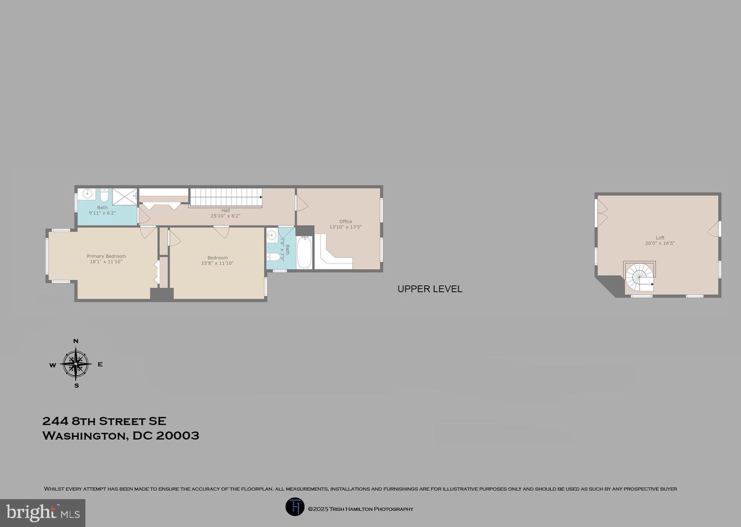244 8TH ST SE, WASHINGTON, District Of Columbia 20003, 3 Bedrooms Bedrooms, ,3 BathroomsBathrooms,Residential,For sale,244 8TH ST SE,DCDC2206082 MLS # DCDC2206082