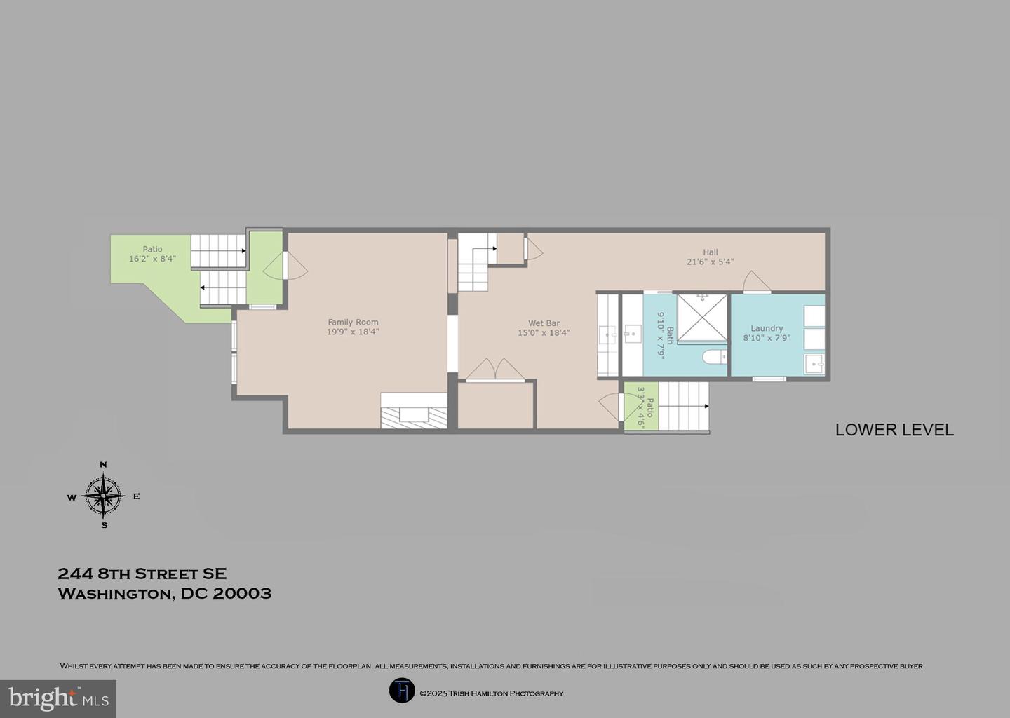 244 8TH ST SE, WASHINGTON, District Of Columbia 20003, 3 Bedrooms Bedrooms, ,3 BathroomsBathrooms,Residential,For sale,244 8TH ST SE,DCDC2206082 MLS # DCDC2206082