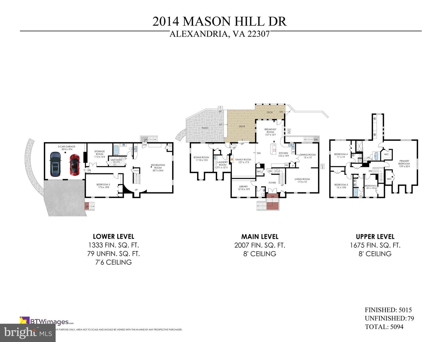 2014 MASON HILL DR, ALEXANDRIA, Virginia 22307, 5 Bedrooms Bedrooms, ,4 BathroomsBathrooms,Residential,For sale,2014 MASON HILL DR,VAFX2243576 MLS # VAFX2243576