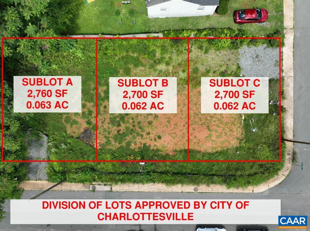 1418 HAMPTON ST #A, B, C, CHARLOTTESVILLE, Virginia 22902, ,Land,For sale,1418 HAMPTON ST #A, B, C,665978 MLS # 665978