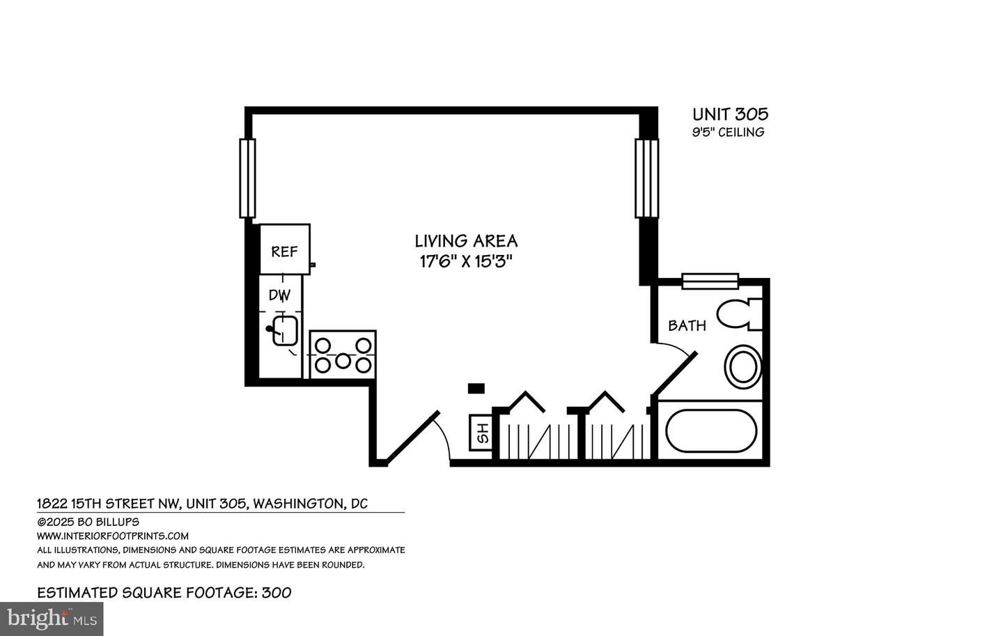 1822 15TH ST NW #305, WASHINGTON, District Of Columbia 20009, ,1 BathroomBathrooms,Residential,For sale,1822 15TH ST NW #305,DCDC2204796 MLS # DCDC2204796