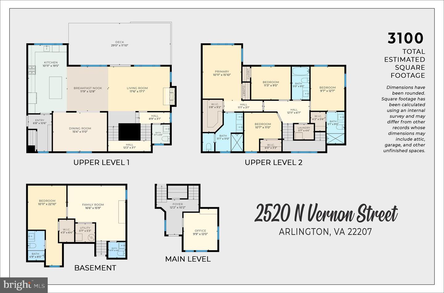 2520 N VERNON ST N, ARLINGTON, Virginia 22207, 5 Bedrooms Bedrooms, ,4 BathroomsBathrooms,Residential,For sale,2520 N VERNON ST N,VAAR2059182 MLS # VAAR2059182