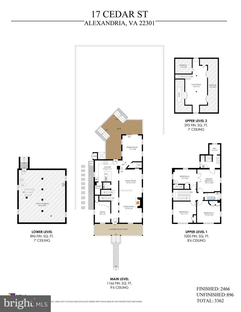 17 CEDAR ST, ALEXANDRIA, Virginia 22301, 4 Bedrooms Bedrooms, ,2 BathroomsBathrooms,Residential,For sale,17 CEDAR ST,VAAX2046628 MLS # VAAX2046628