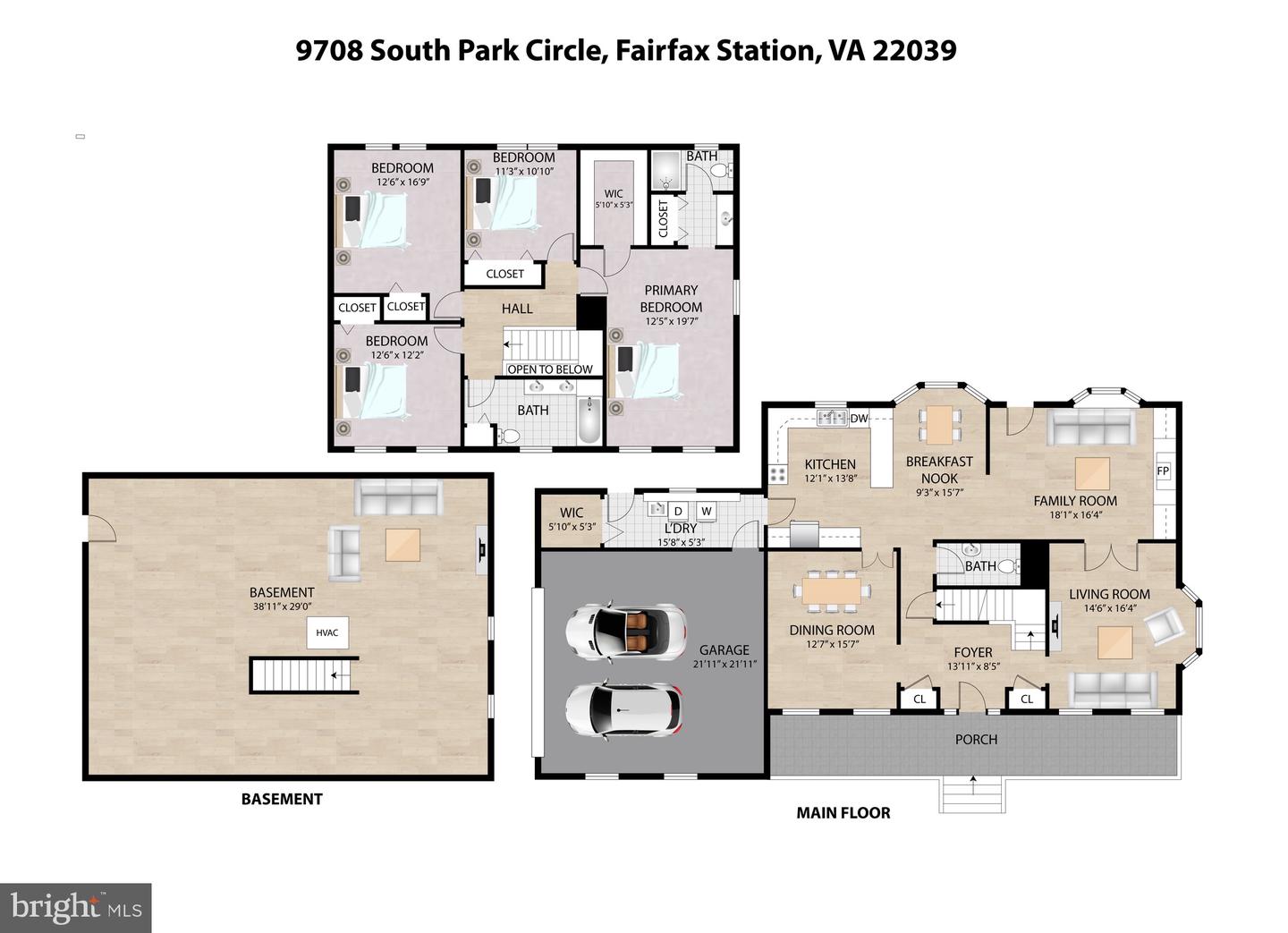 9708 S PARK CIR, FAIRFAX STATION, Virginia 22039, 4 Bedrooms Bedrooms, ,2 BathroomsBathrooms,Residential,For sale,9708 S PARK CIR,VAFX2248656 MLS # VAFX2248656