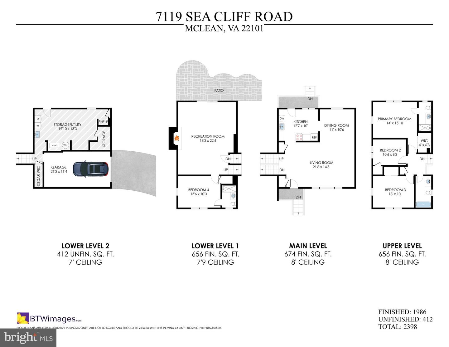 7119 SEA CLIFF RD, MCLEAN, Virginia 22101, 4 Bedrooms Bedrooms, ,3 BathroomsBathrooms,Residential,For sale,7119 SEA CLIFF RD,VAFX2248330 MLS # VAFX2248330