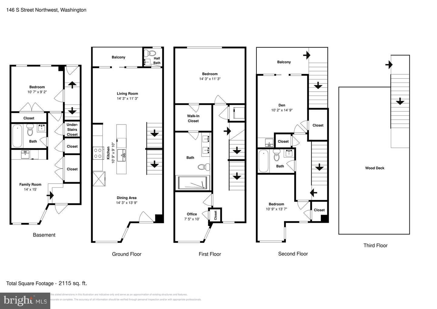146 S ST NW #B, WASHINGTON, District Of Columbia 20001, 5 Bedrooms Bedrooms, ,3 BathroomsBathrooms,Residential,For sale,146 S ST NW #B,DCDC2206694 MLS # DCDC2206694