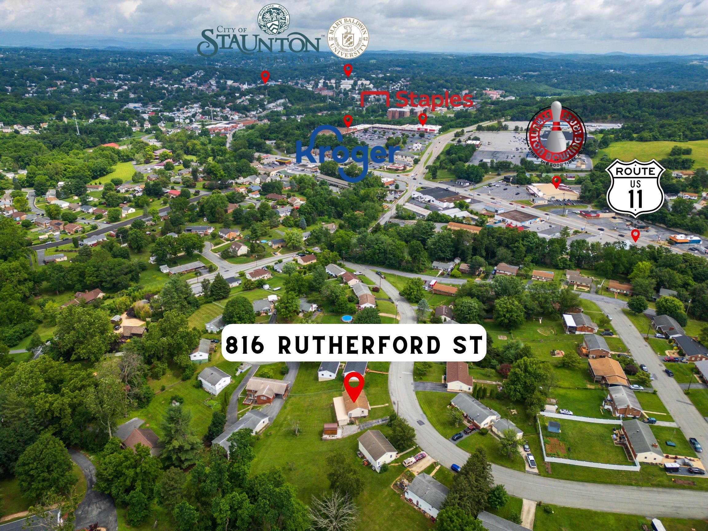 816 RUTHERFORD ST, STAUNTON, Virginia 24401, 3 Bedrooms Bedrooms, ,1 BathroomBathrooms,Residential,Blk 5 Lot 22 SEC 5,816 RUTHERFORD ST,666023 MLS # 666023