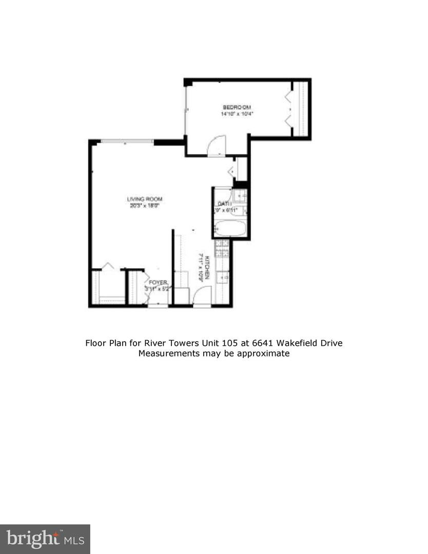 6641 WAKEFIELD DR #105, ALEXANDRIA, Virginia 22307, 1 Bedroom Bedrooms, ,1 BathroomBathrooms,Residential,For sale,6641 WAKEFIELD DR #105,VAFX2239888 MLS # VAFX2239888