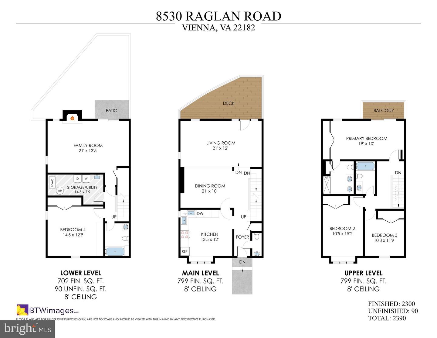 8530 RAGLAN RD, VIENNA, Virginia 22182, 4 Bedrooms Bedrooms, ,3 BathroomsBathrooms,Residential,For sale,8530 RAGLAN RD,VAFX2245098 MLS # VAFX2245098