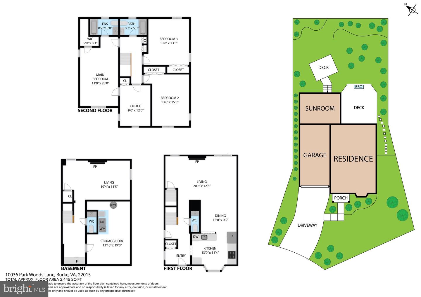 10034 PARK WOODS LN, BURKE, Virginia 22015, 4 Bedrooms Bedrooms, ,2 BathroomsBathrooms,Residential,For sale,10034 PARK WOODS LN,VAFX2247784 MLS # VAFX2247784