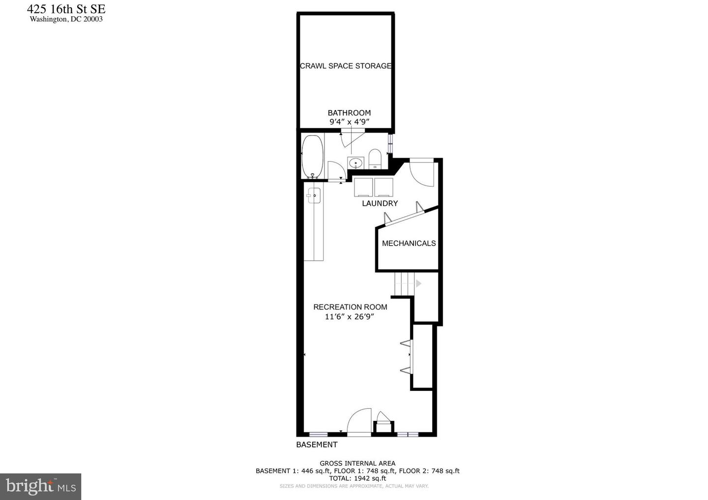 425 16TH ST SE, WASHINGTON, District Of Columbia 20003, 3 Bedrooms Bedrooms, ,2 BathroomsBathrooms,Residential,For sale,425 16TH ST SE,DCDC2206668 MLS # DCDC2206668