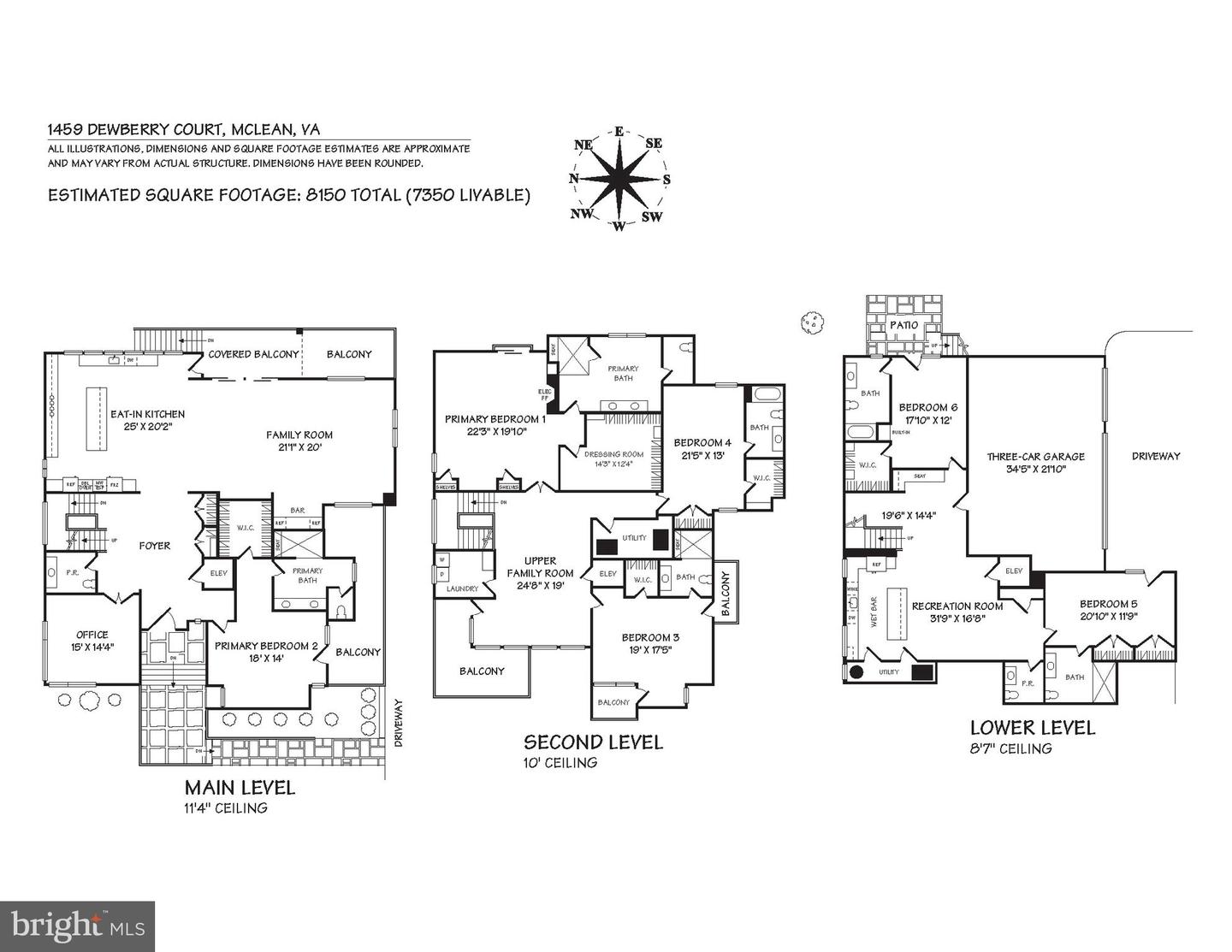 1459 DEWBERRY CT, MCLEAN, Virginia 22101, 6 Bedrooms Bedrooms, ,6 BathroomsBathrooms,Residential,For sale,1459 DEWBERRY CT,VAFX2249556 MLS # VAFX2249556