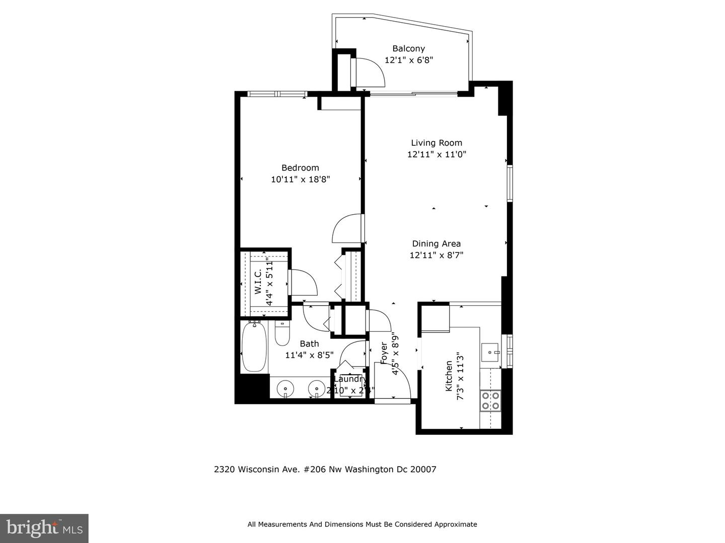 2320 WISCONSIN AVE NW #206, WASHINGTON, District Of Columbia 20007, 1 Bedroom Bedrooms, ,1 BathroomBathrooms,Residential,For sale,2320 WISCONSIN AVE NW #206,DCDC2206110 MLS # DCDC2206110