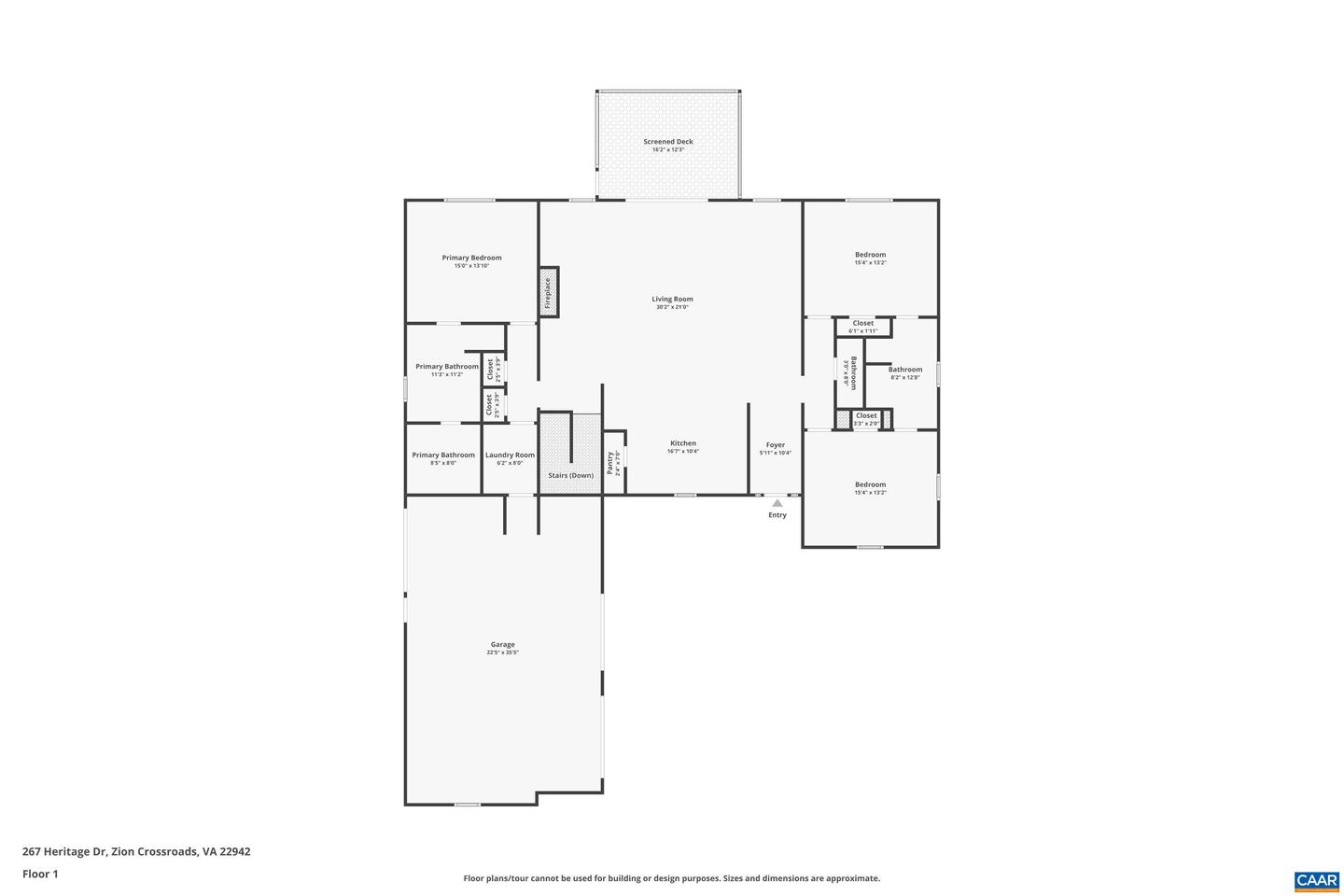 267 HERITAGE DR, ZION CROSSROADS, Virginia 22942, 5 Bedrooms Bedrooms, ,4 BathroomsBathrooms,Residential,For sale,267 HERITAGE DR,666055 MLS # 666055