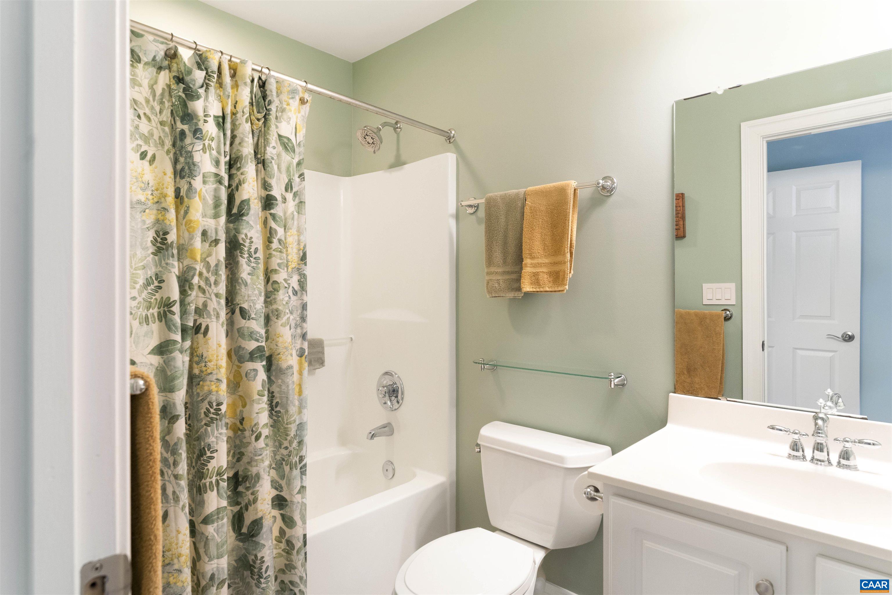 On suite bathroom for secondary bedroom.