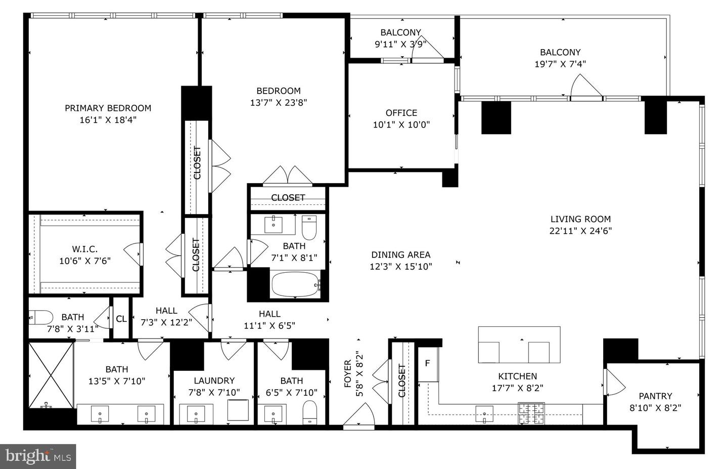 1781 N PIERCE ST #1003, ARLINGTON, Virginia 22209, 2 Bedrooms Bedrooms, ,2 BathroomsBathrooms,Residential,For sale,1781 N PIERCE ST #1003,VAAR2059202 MLS # VAAR2059202