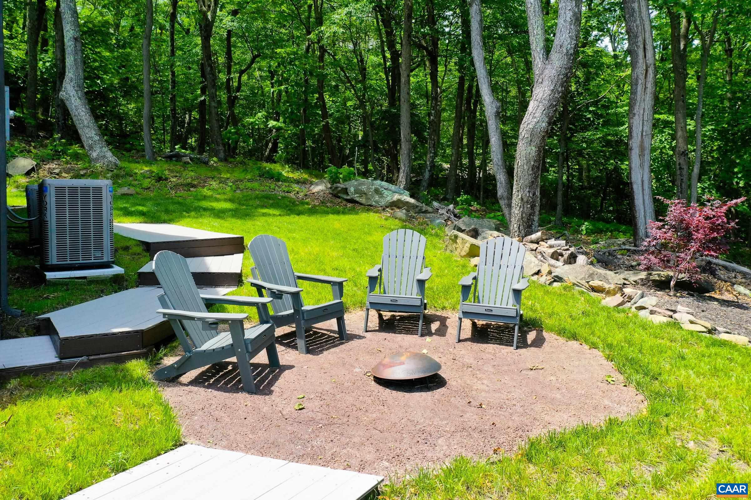 Firepit space to enjoy the views and stars.