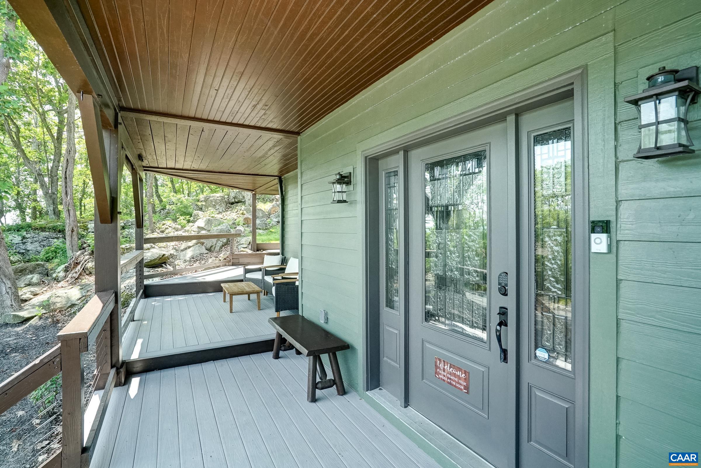 Updated composite decking is low maintenance and needs no upkeep!