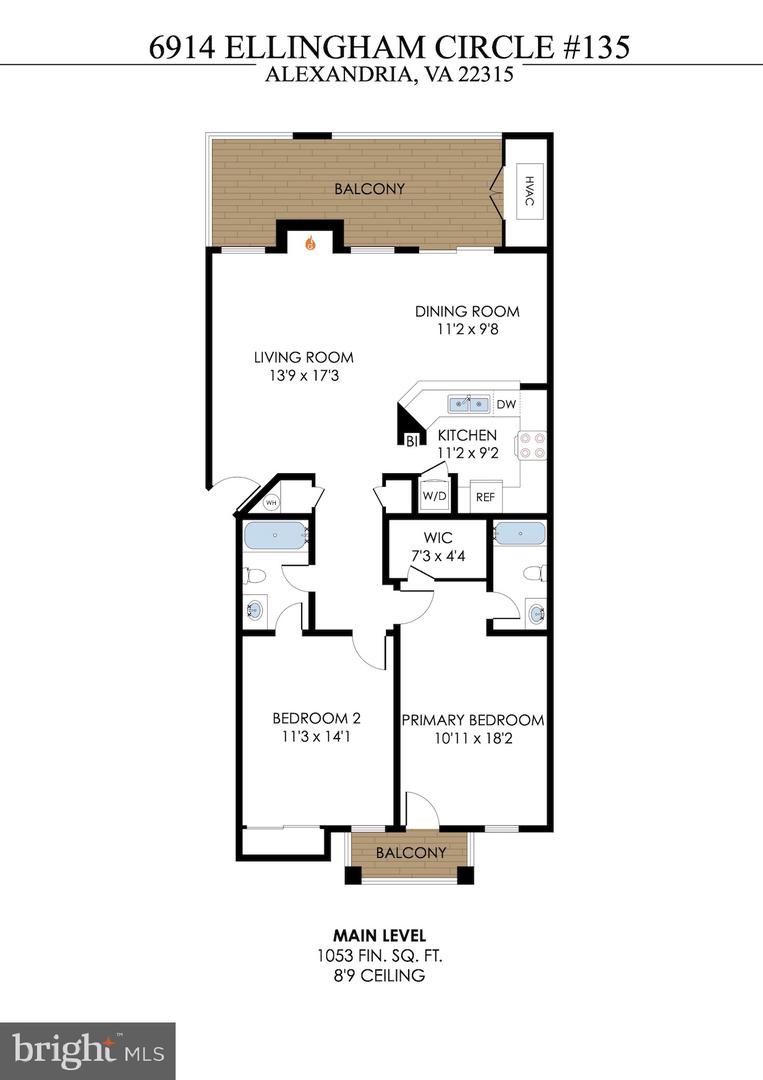 6914 ELLINGHAM CIR #C, ALEXANDRIA, Virginia 22315, 2 Bedrooms Bedrooms, ,2 BathroomsBathrooms,Residential,For sale,6914 ELLINGHAM CIR #C,VAFX2241856 MLS # VAFX2241856