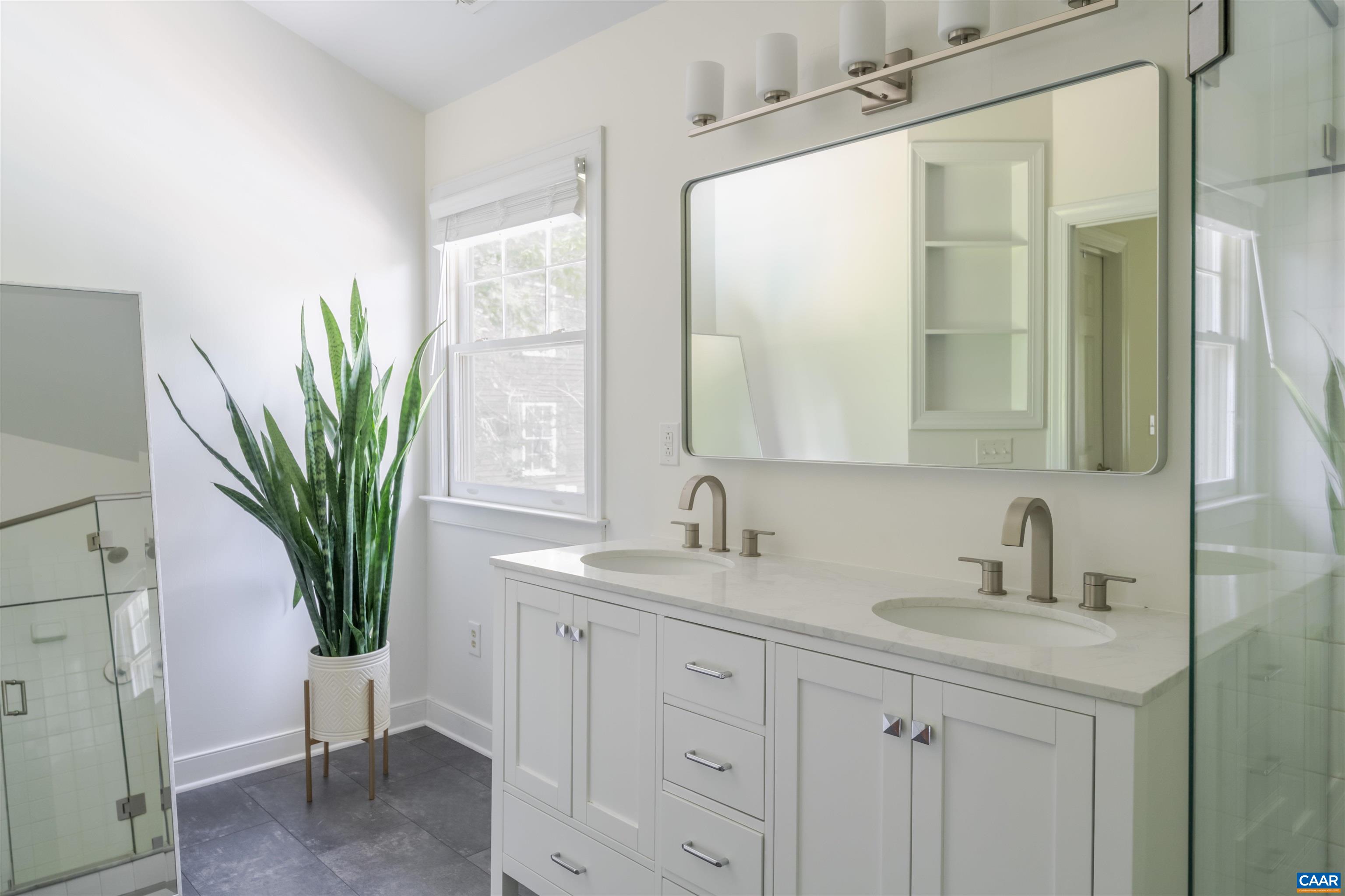 Plumbed for free-standing tub