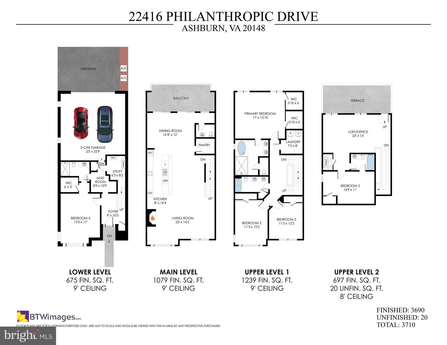 22416 PHILANTHROPIC DR, ASHBURN, Virginia 20148, 5 Bedrooms Bedrooms, 12 Rooms Rooms,4 BathroomsBathrooms,Residential,For sale,22416 PHILANTHROPIC DR,VALO2100114 MLS # VALO2100114